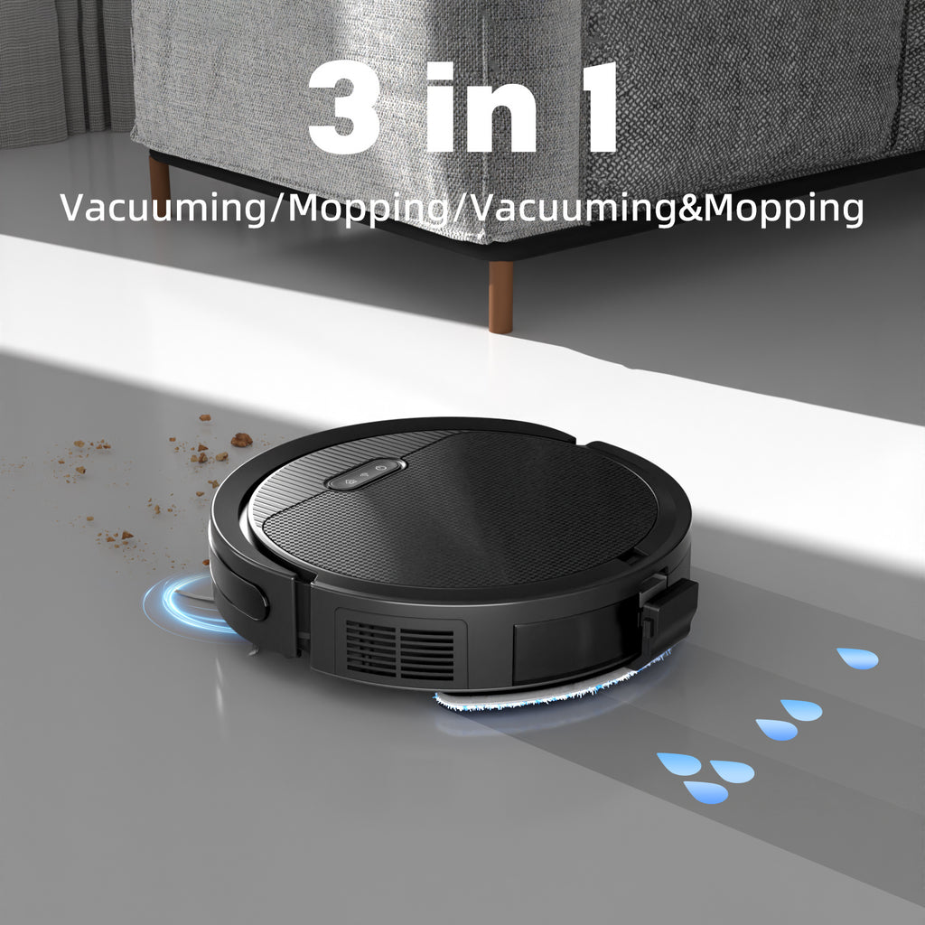 Robot Vacuum And Mop, 3 In 1 Combo Cleaner