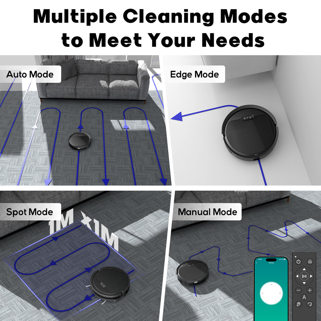 Robot Vacuum And Mop, 3 In 1 Combo Cleaner